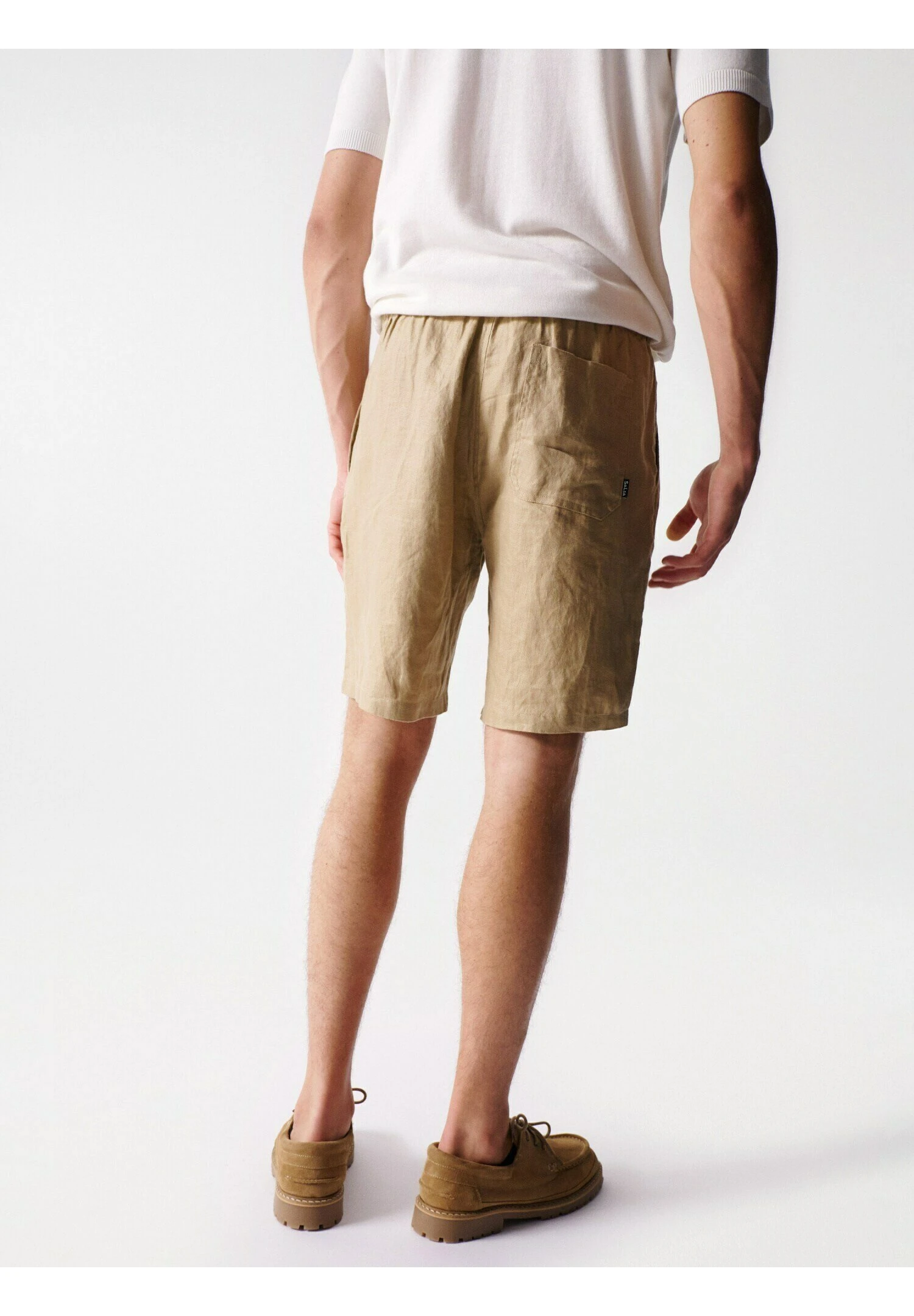 Regular - Shorts - Light Beige 3 Regular - Shorts - Light Beige - Afbeelding 3