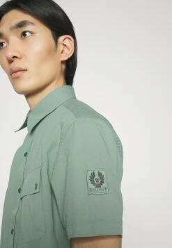 BELSTAFF Pitch Short Sleeved - Overhemd - Steel Green -Heren Kleding Winkel 08239378978b41b7880ed951a79c8a73