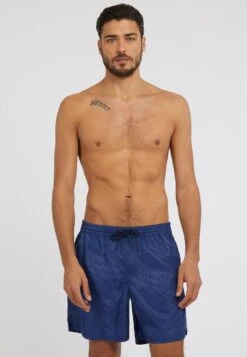 Guess Mit Logo-Prägung - Zwemshorts - Blau