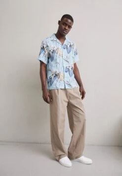 J.Lindeberg Elio Tropical Print - Overhemd - Dream Blue