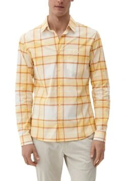 S.Oliver Kariertes - Overhemd - Zitrone -Heren Kleding Winkel 0e1688c2a48d4e5bb0a48aa502691282