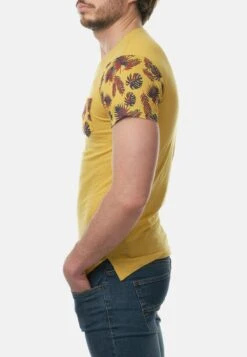 T-Shirt Print - Moutarde 8 T-Shirt Print - Moutarde -Heren Kleding Winkel 0f5c7165b6974cdf87e5bc5df6d24cc8