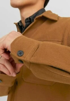 JACK&JONES Premium Jprroy Solid OverLs Sn - Overhemd - Emperador -Heren Kleding Winkel 1402bfac6bde480a8800619b471ead00