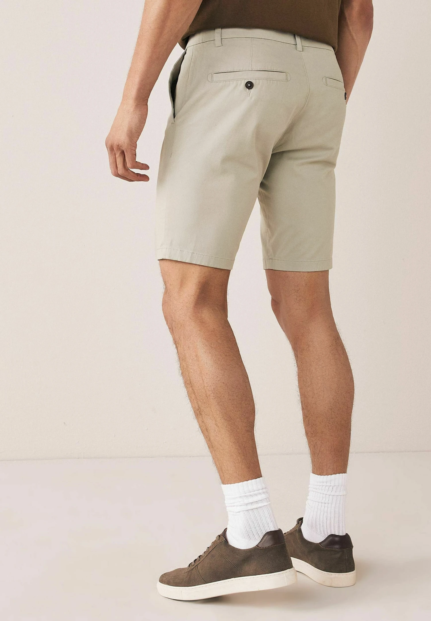Next Stretch - Shorts - Natural 2 Next Stretch - Shorts - Natural - Afbeelding 2