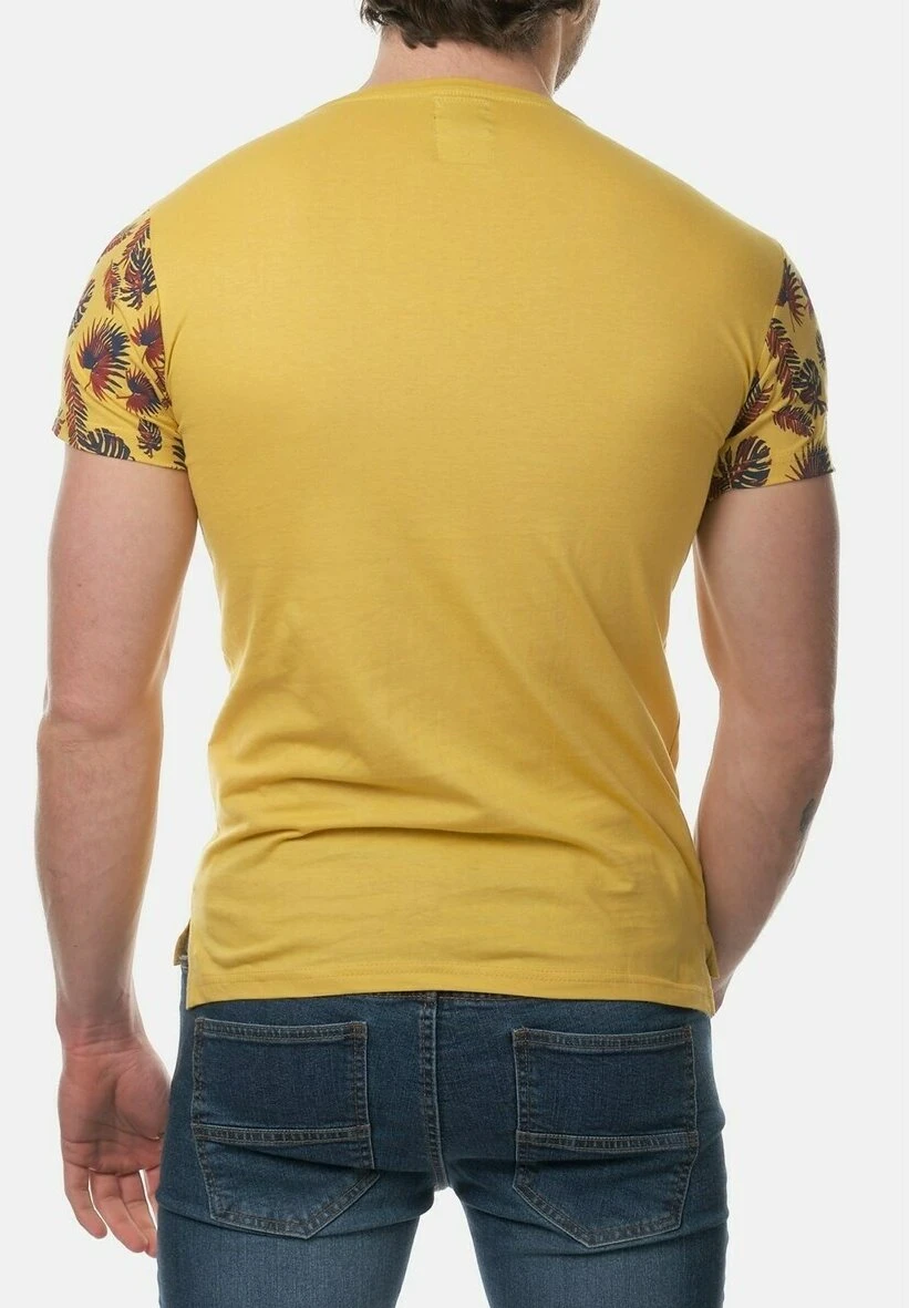 T-Shirt Print - Moutarde 3 T-Shirt Print - Moutarde - Afbeelding 3