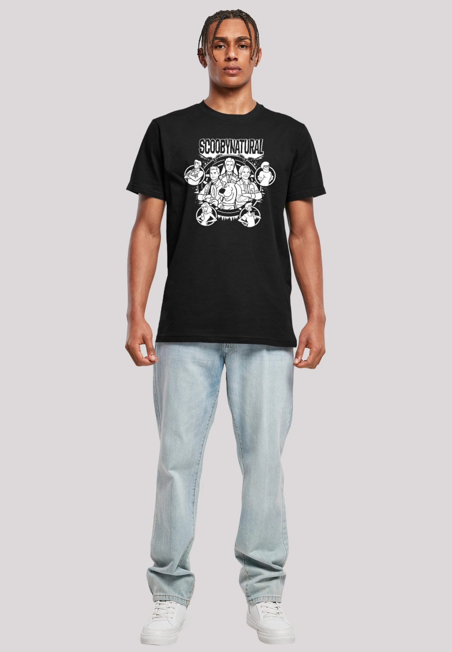 F4NT4STIC Scooby Doo - T-Shirt Print - Black 2 F4NT4STIC Scooby Doo - T-Shirt Print - Black - Afbeelding 2