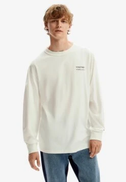 Desigual Arty Messages - Longsleeve - Beige -Heren Kleding Winkel 163afb103db84174bb23f345592977e9