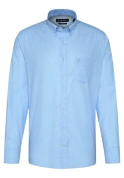 Bugatti Modern Fit - Overhemd - Hellblau -Heren Kleding Winkel 17a3635b276743af883f01a73865f580