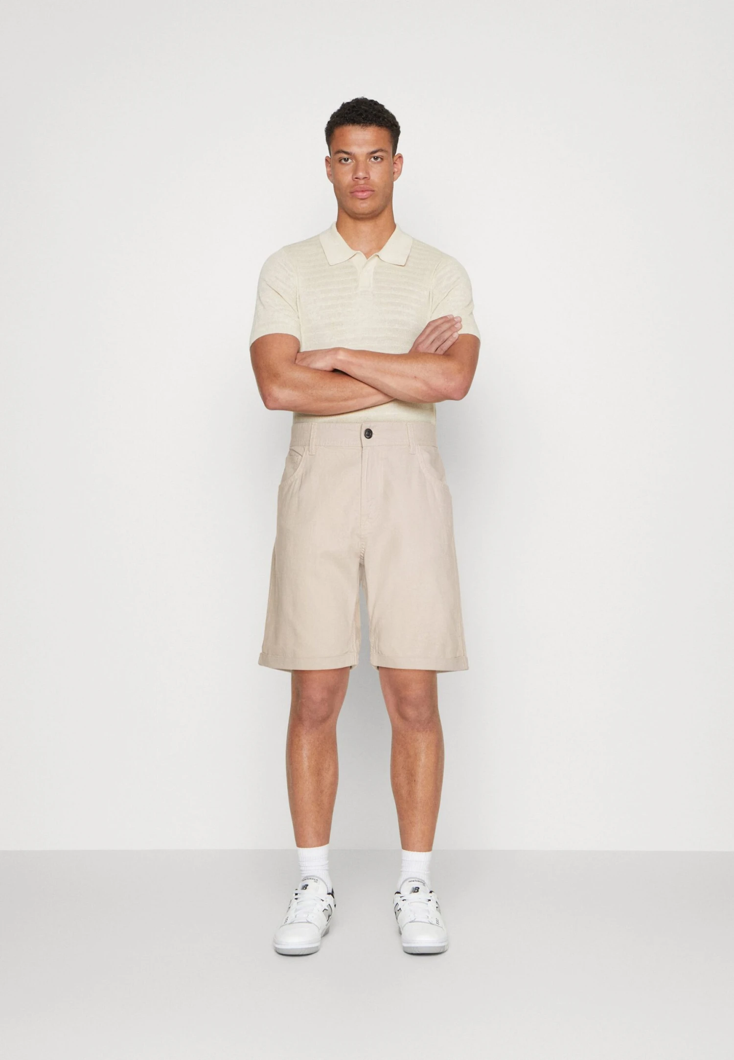 Jack & Jones Jpstrick Jjoriginal - Shorts - Moonbeam 2 Jack & Jones Jpstrick Jjoriginal - Shorts - Moonbeam - Afbeelding 2