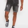 Denim Project Destroy - Jeansshort - Grey Washed