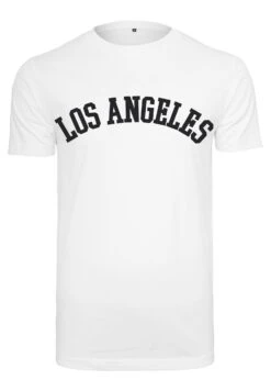 Mister Tee Los Angeles - T-Shirt Print - White -Heren Kleding Winkel 1d592c08d276466cbbdedbacb16322b2