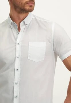 Stretch - Overhemd - White Plain -Heren Kleding Winkel 23a718774ec84e95b0ab3b931c1d8348