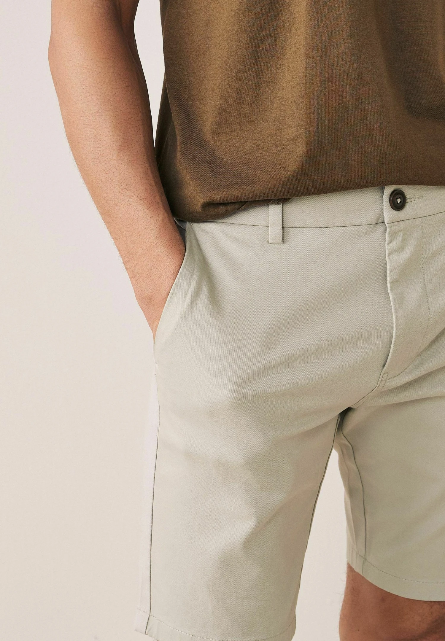 Next Stretch - Shorts - Natural 3 Next Stretch - Shorts - Natural - Afbeelding 3