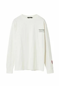 Desigual Arty Messages - Longsleeve - Beige -Heren Kleding Winkel 29964adb3c94488cba05b1a1d663287e