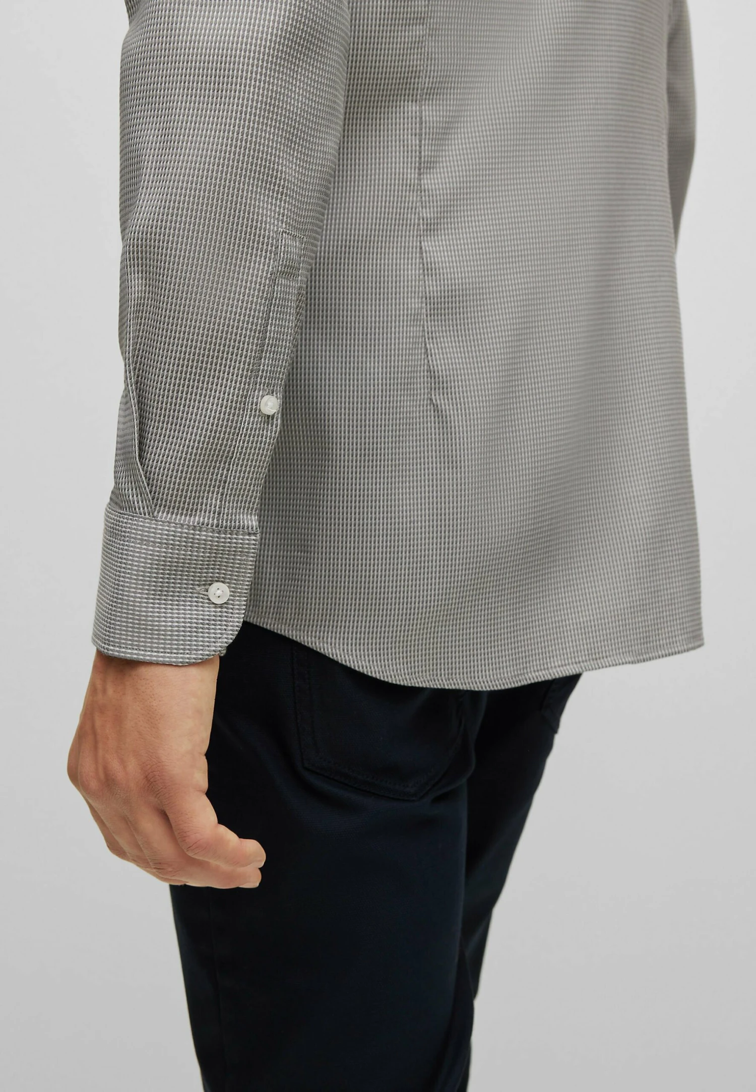 Boss P-Hank-Spread - Overhemd - Silver One 5 Boss P-Hank-Spread - Overhemd - Silver One - Afbeelding 5