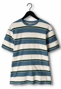 Anerkjendt Akkikki S/S Stripe - B - T-Shirt Print - Blauw -Heren Kleding Winkel 2ee539d73c6e4774ae7bd79a50a57521