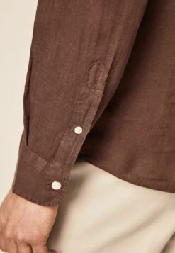 Hackett London Overhemd - Brown -Heren Kleding Winkel 30d1aba533bb48b894eefabbed3fd235