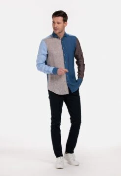 Overhemd - Blue -Heren Kleding Winkel 32ff8aaf0f6e4316896dea3c53581841