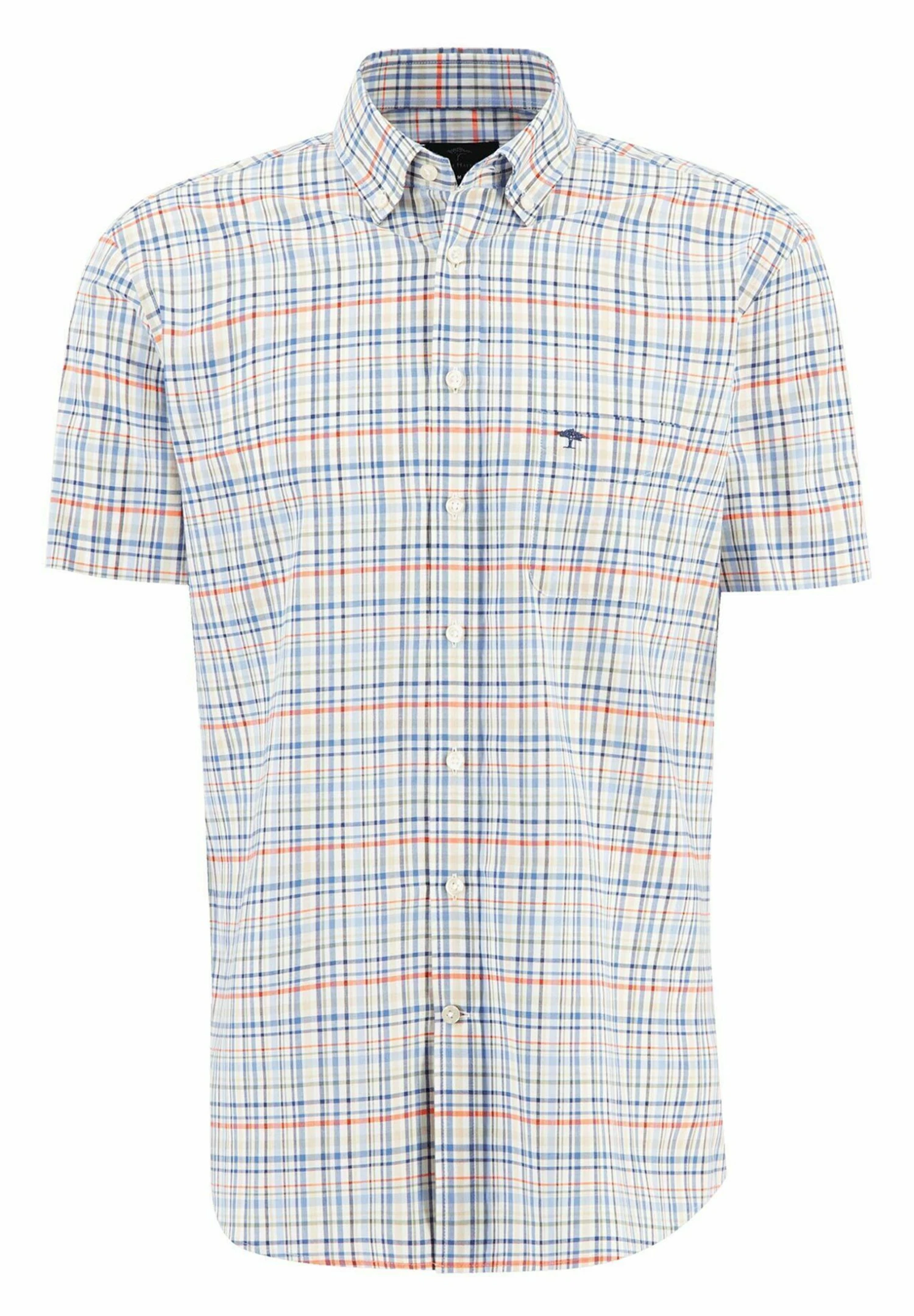 FYNCH-HATTON Kariertes Casual-Fit H - Overhemd - Tangerine 1 FYNCH-HATTON Kariertes Casual-Fit H - Overhemd - Tangerine