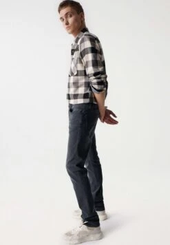 Straight Leg Jeans - Grey -Heren Kleding Winkel 34844463fec442f3bb288fee9dc17d14