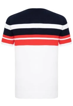 T-Shirt Print - WhiteNavy -Heren Kleding Winkel 36678bf28b404e4fa594c6d5d76e64b1