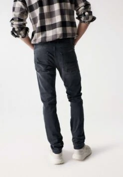 Straight Leg Jeans - Grey -Heren Kleding Winkel 38bf3b2be9654ac683e2b4bf67fef15a