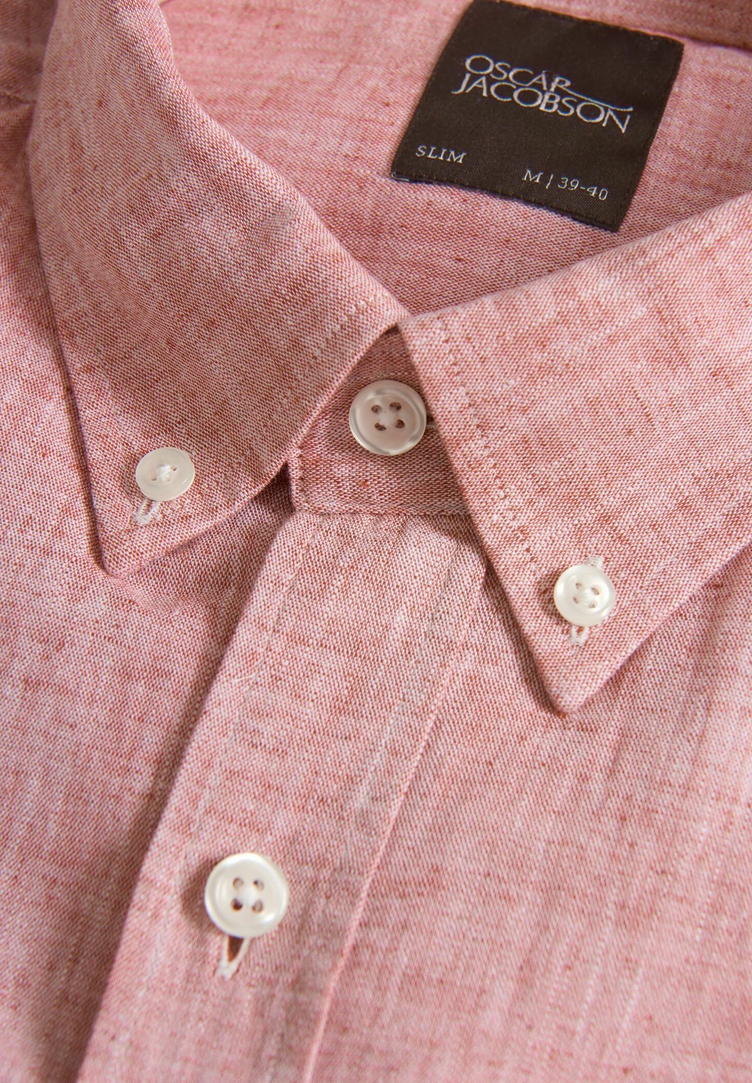 Oscar Jacobson Resort Bd - Overhemd - Soft Red 5 Oscar Jacobson Resort Bd - Overhemd - Soft Red - Afbeelding 5