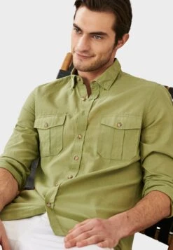 Overhemd - Khaki -Heren Kleding Winkel 3c22100d9dee4a87a69dd9a913943982