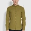 Farah Brewer Ls Bd - Overhemd - Moss Green