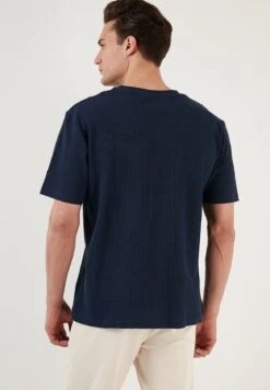 Regular Fit - T-Shirt Basic - Indigo -Heren Kleding Winkel 3e0aa149f75347fe89f4c3c30226a5ed