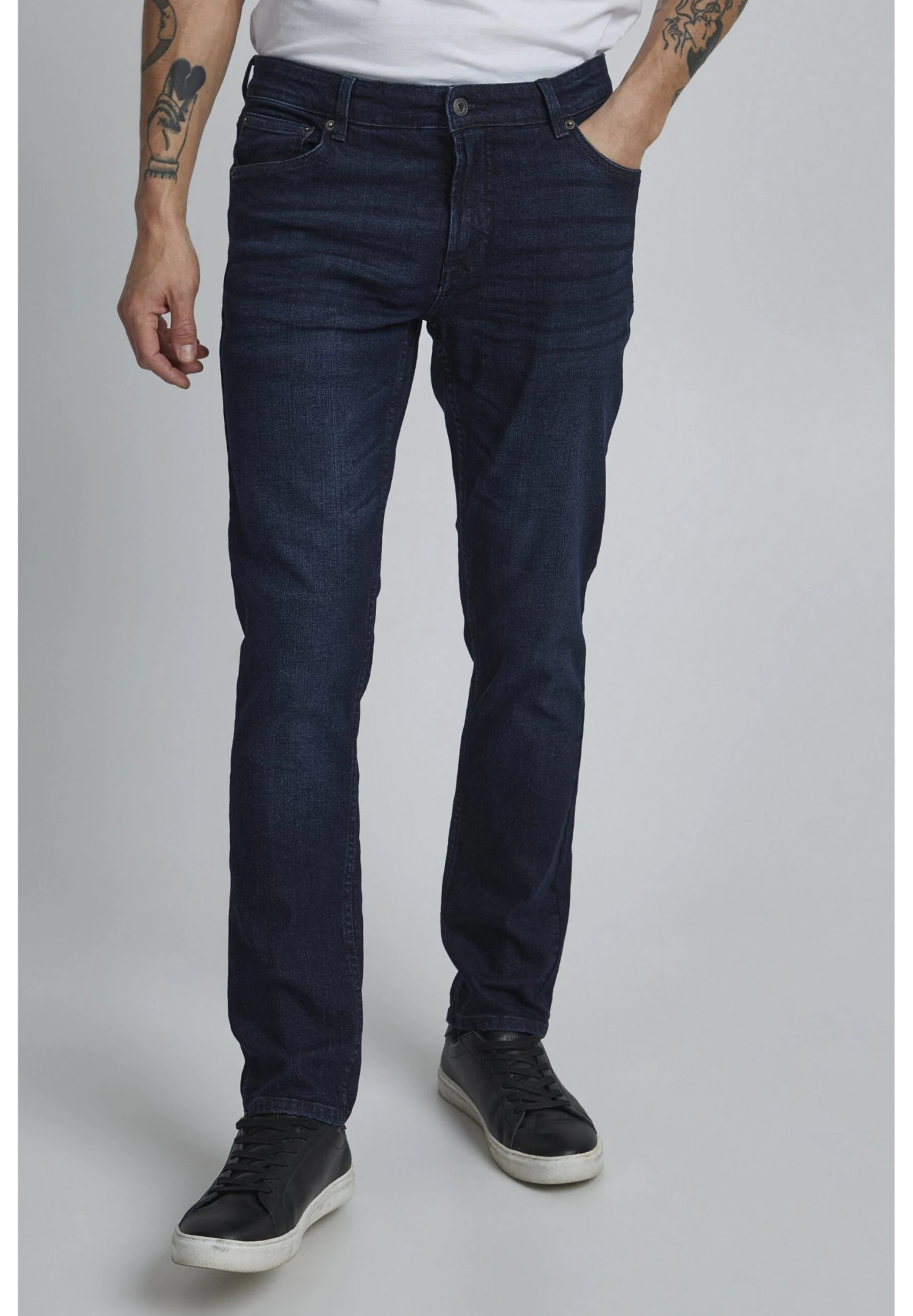 Solid Sdjoy Blue 202 - Slim Fit Jeans - Dark Blue Denim 1 Solid Sdjoy Blue 202 - Slim Fit Jeans - Dark Blue Denim