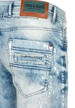 Cipo & Baxx Slim Fit Jeans - Lichtblauw 7 Cipo & Baxx Slim Fit Jeans - Lichtblauw -Heren Kleding Winkel 3edd123cfcd94cd99fb83ad0f1219b27