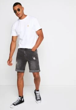 Denim Project Destroy - Jeansshort - Grey Washed -Heren Kleding Winkel 4227b2d68ca74ffdbcb87edb170e1d7e