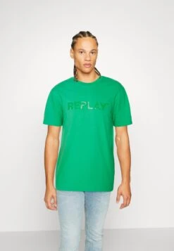 Replay Second Life - T-Shirt Print - Real Green