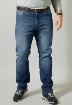 Straight Leg Jeans - Blue Stone