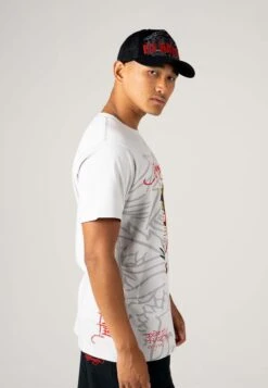 Ed Hardy True-Till-La - T-Shirt Print - Grey -Heren Kleding Winkel 47eaea8def5a4be7b2239dd4788faa88