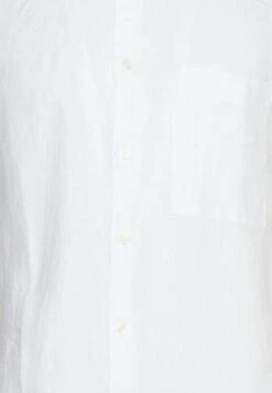 Marc O'Polo Kent Collar Short Sleeves One Rectangular Chest Pocket Linen - Overhemd - White -Heren Kleding Winkel 49603dfbe9e441b9a09ce76368d69df8