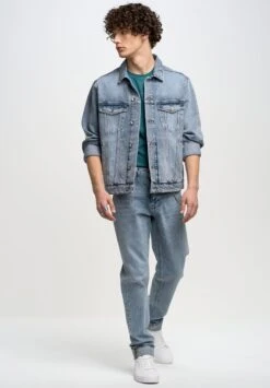 BIG STAR Harper - Slim Fit Jeans - Graublau -Heren Kleding Winkel 499c06cab7484e2a9489e090067845bc