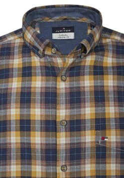 Jupiter Langarm - Overhemd - Dunkelgelb -Heren Kleding Winkel 4c6d4535f5894ed08fad00f6047c2b3a