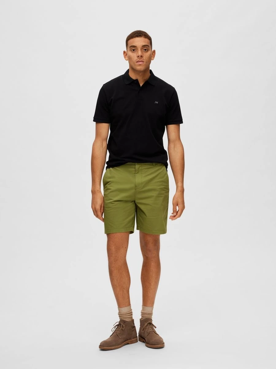 Selected Homme Slhcomfort Flex W Noos - Shorts - Olive Branch 2 Selected Homme Slhcomfort Flex W Noos - Shorts - Olive Branch - Afbeelding 2