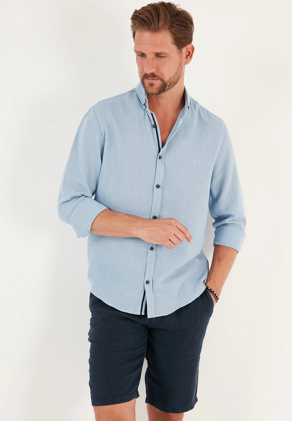 Regular Fit - Overhemd - Blue 1 Regular Fit - Overhemd - Blue