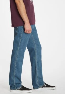 Volcom Solver - Straight Leg Jeans - Aged Indigo -Heren Kleding Winkel 53dbedbdafc7441c9c9324f472257c80