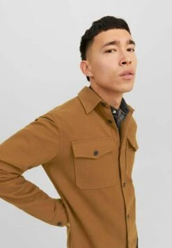 JACK&JONES Premium Jprroy Solid OverLs Sn - Overhemd - Emperador -Heren Kleding Winkel 543e4a51e40641d199be32ff0b68466a