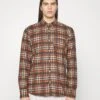 Foret Island Shirt- Overhemd - Brown Check