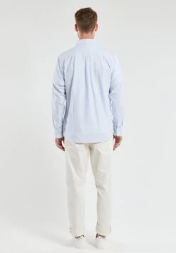 Armor-Lux Coupe Droite - Overhemd - Bleu Ciel Milk -Heren Kleding Winkel 5bca4f7ce104460fbc4bf38b22fccee2