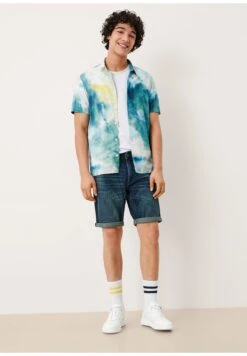 QS By S.Oliver Jeansshort - Dark Blue -Heren Kleding Winkel 5cc0c14d128e48c7a3981f395b88a28b