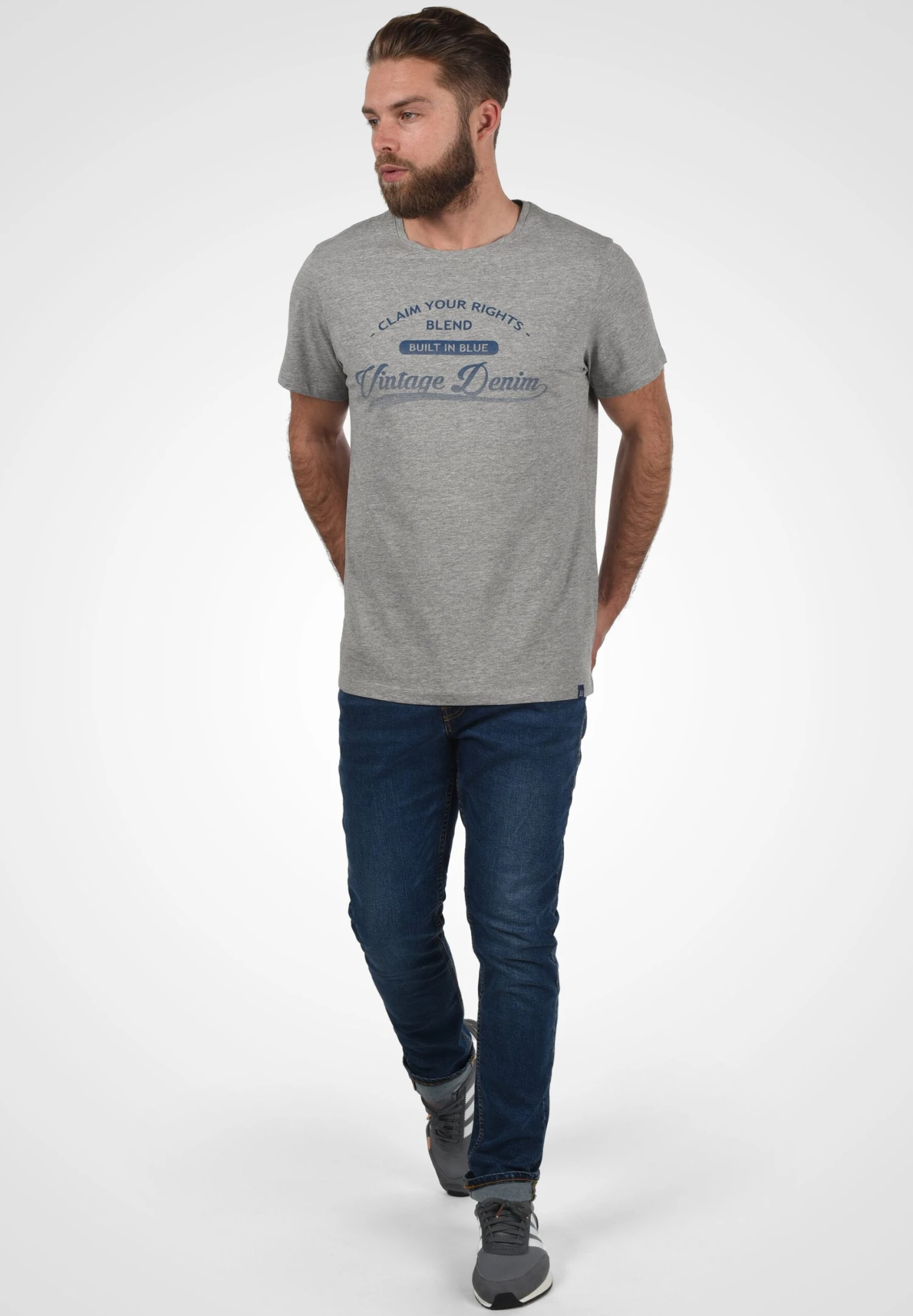 Blend Pillo - T-Shirt Print - Stone Mix 2 Blend Pillo - T-Shirt Print - Stone Mix - Afbeelding 2