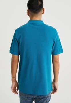 WE FASHION With Structure - Poloshirt - Blue -Heren Kleding Winkel 600a053efe1340d9a7756d4dadef43e2