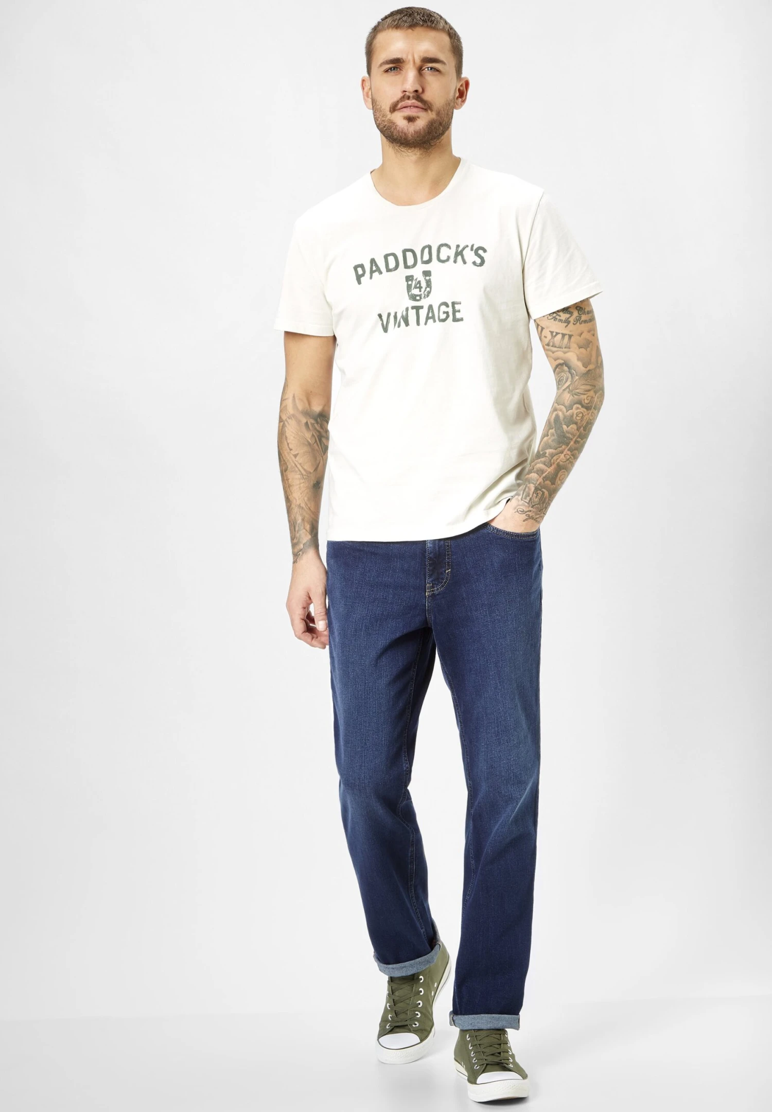 Ranger Pipe - Slim Fit Jeans - Blue Denim 2 Ranger Pipe - Slim Fit Jeans - Blue Denim - Afbeelding 2