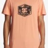 DC SHOES Chain Link - Für - T-Shirt Print - Coral